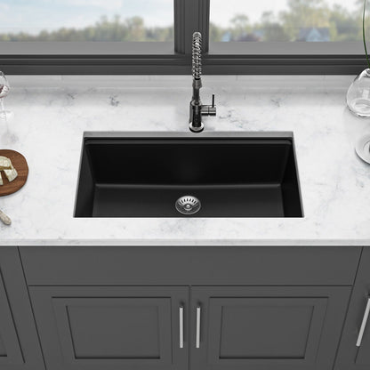 Undermount Quartz Kitchen Sink and Composite Top