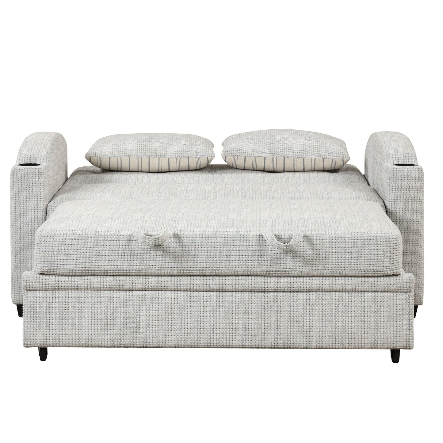 Convertible Sofa With Usb And Adjustable Backrest