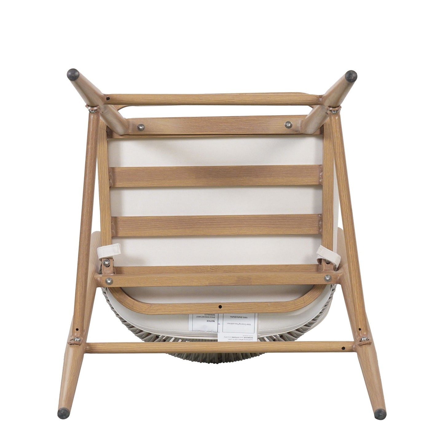 Outdoor Bar Stools With Scallop Cushion And Frame