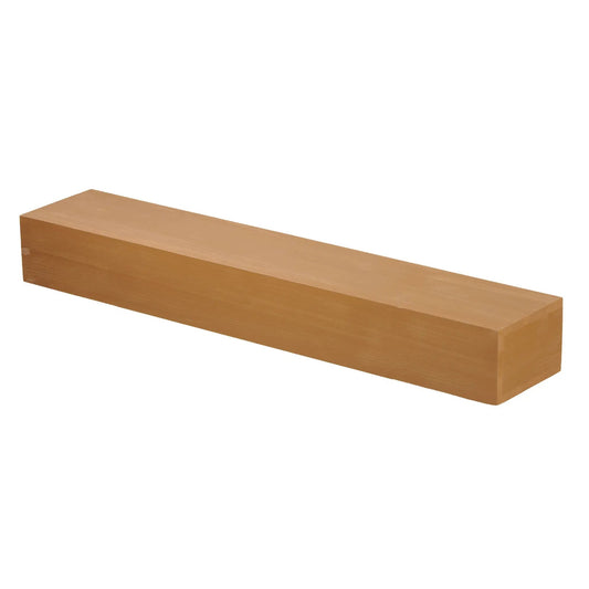 Fireplace mantel floating shelf in light oak wood finish on Tampa Home & Garden Store