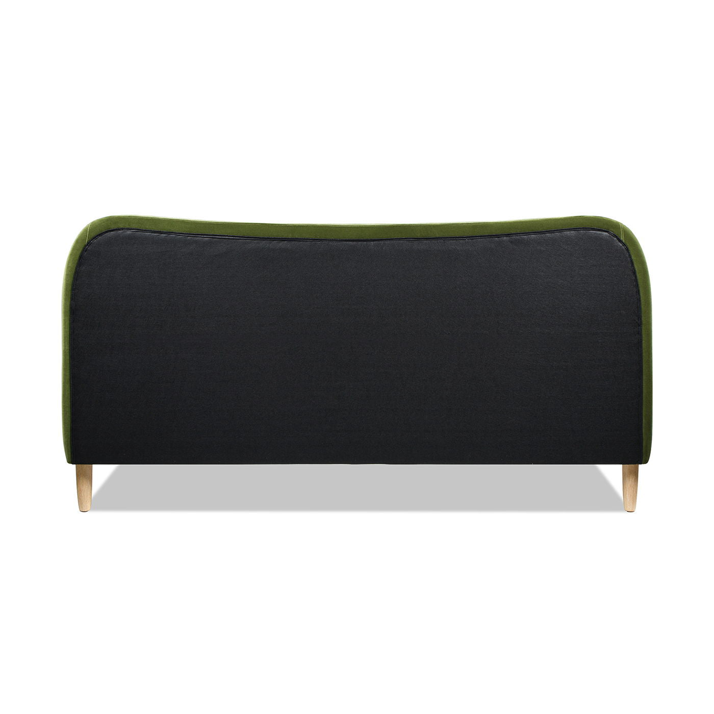Curved Headboard and Upholstered Platform Bed