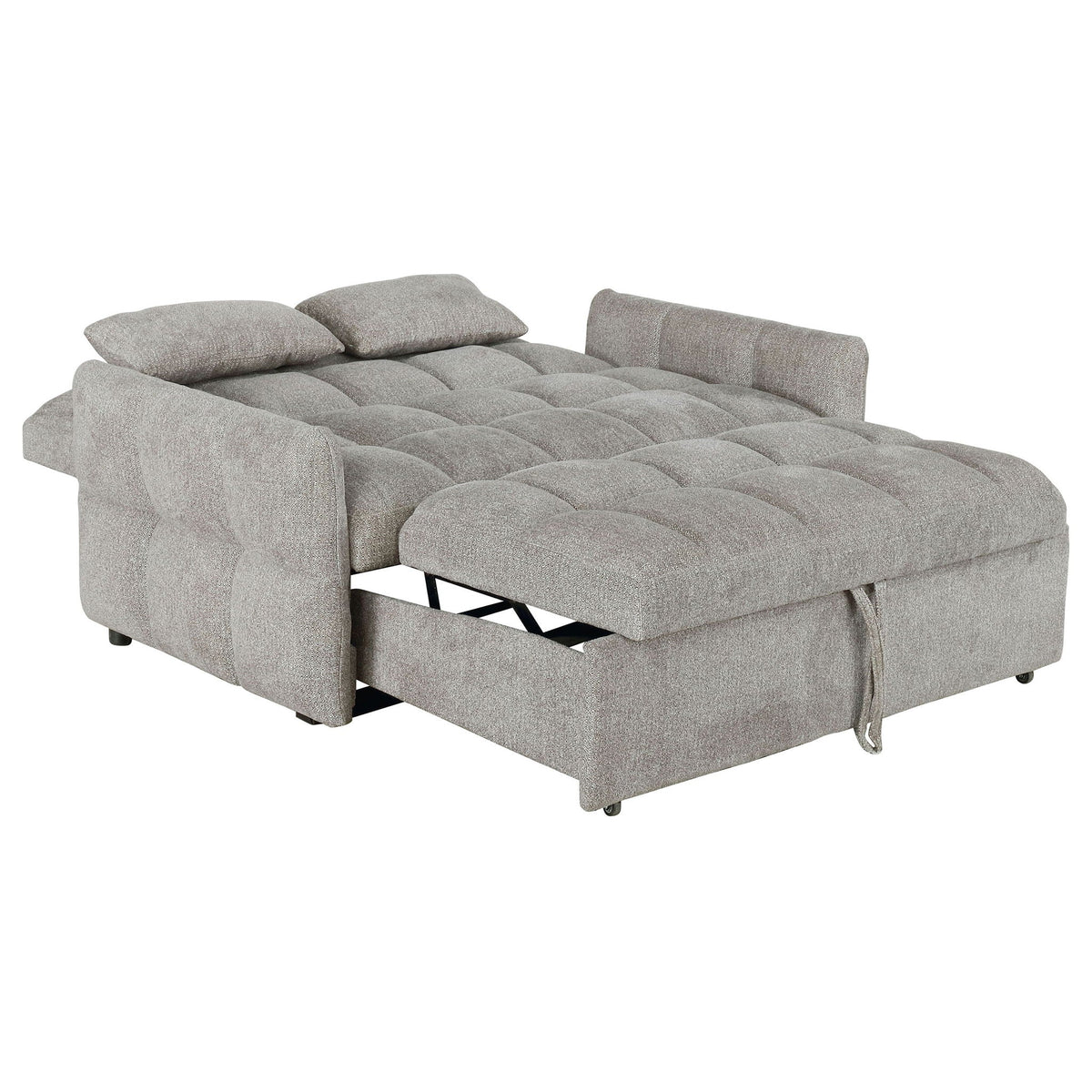 Alvara Tufted Pull Out Sofa With Memory Foam