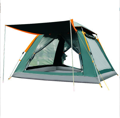 Fully automatic speed beach camping tent teal-green rainproof multi-person shelter by My Store on Tampa Home & Garden Store