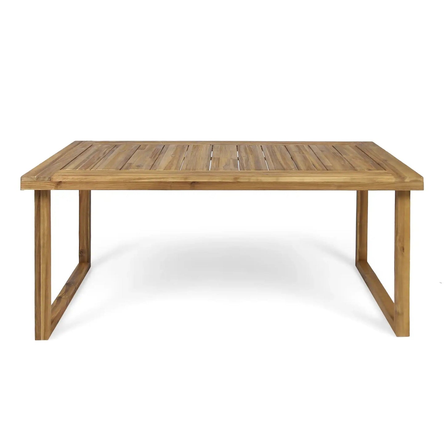 Outdoor Acacia Wood Dining Table and Sandblast