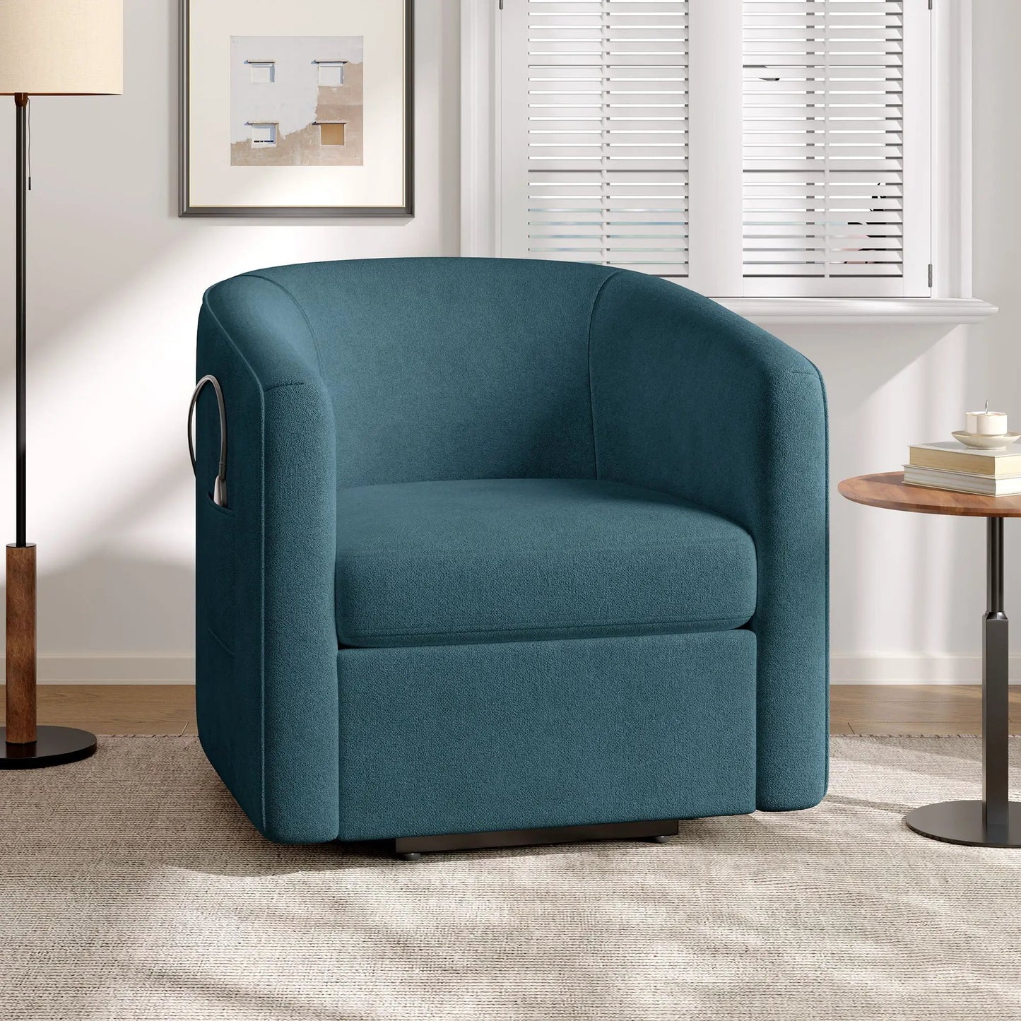 Power Lift Recliner with Footrest and Side Pocket