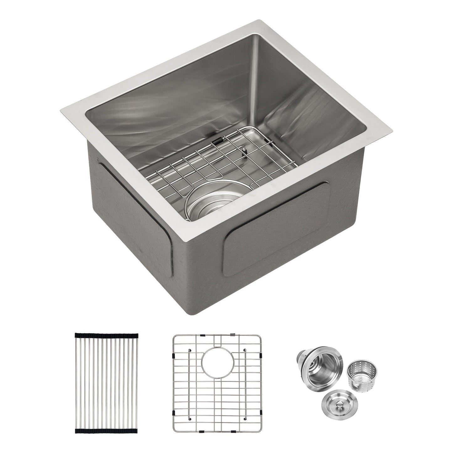 Modern Deep Single Bowl and Stainless Steel Sink