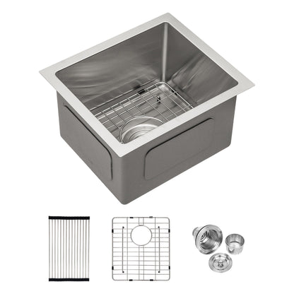 Modern Deep Single Bowl and Stainless Steel Sink