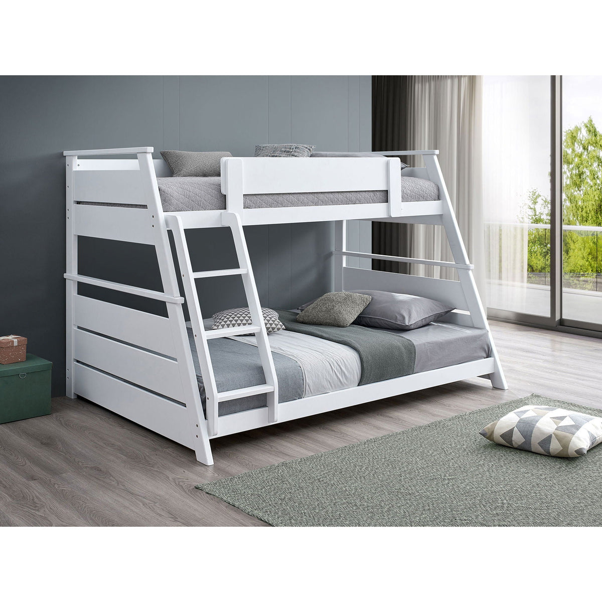 Reeder Rubberwood Bunk Bed and Reversible Ladder