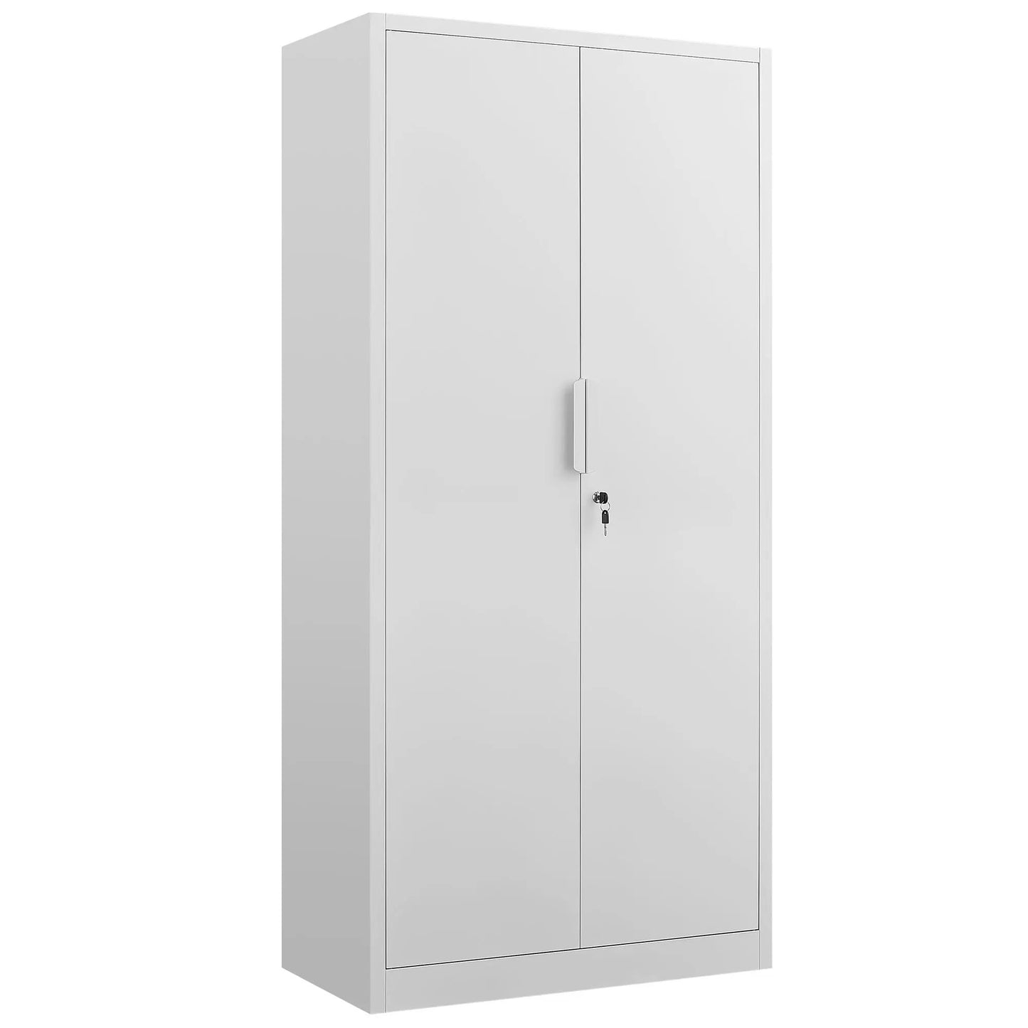 2 Door File Cabinet With Lock and Heavy Shelves