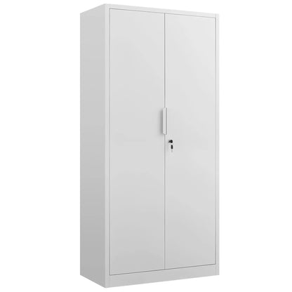 2 Door File Cabinet With Lock and Heavy Shelves