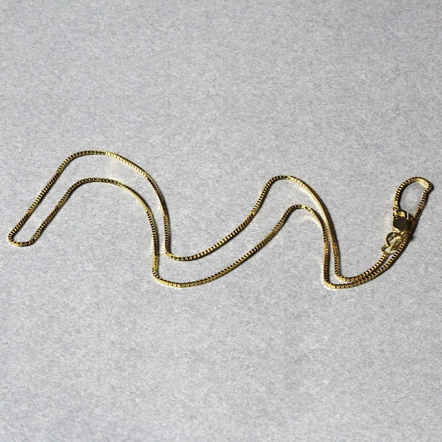 14k yellow gold box chain necklace 0.8mm by Bids.com on Tampa Home & Garden Store