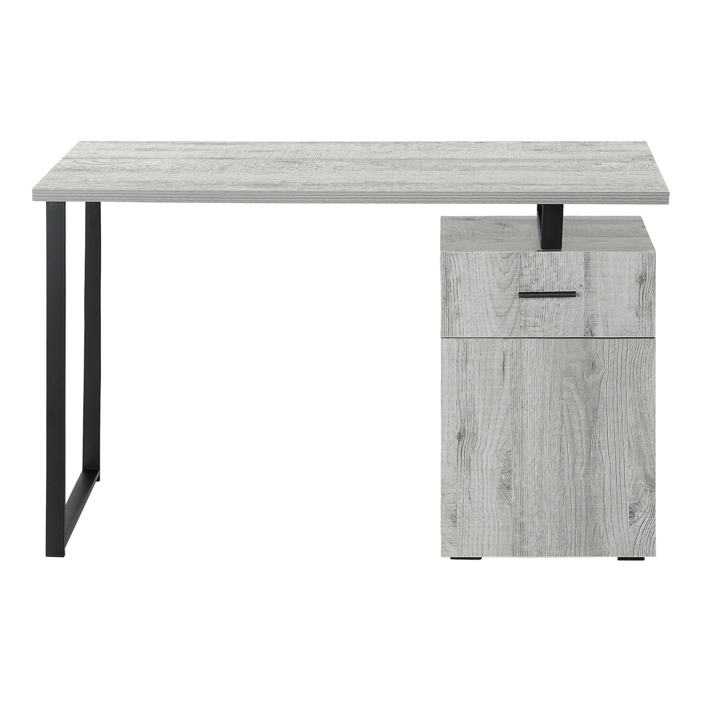 Computer Desk With Left and Right Setup Storage