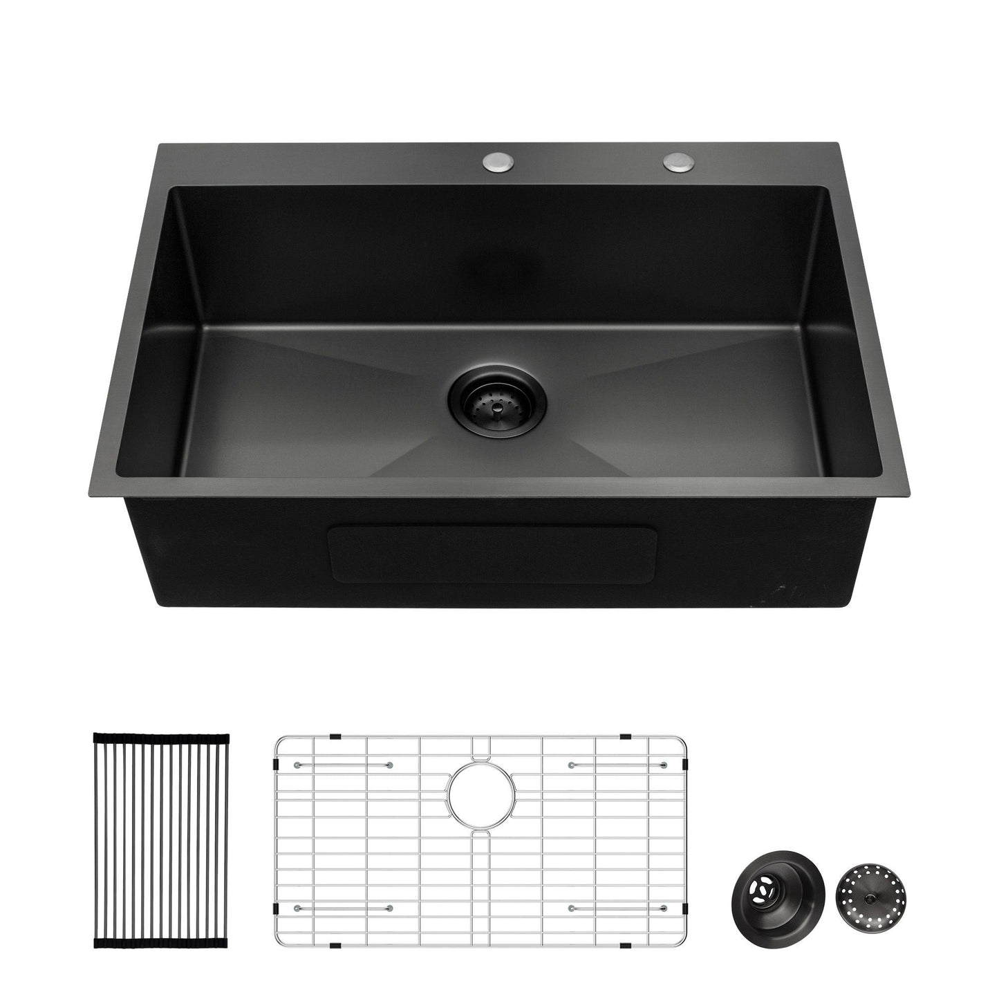 Topmount Sink 16 Gauge and Single Bowl Steel