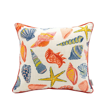 Square Coral Outdoor Pillows and Soft Memory Foam