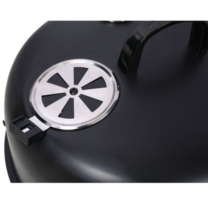 A Portable Charcoal Smoker and Grill for Outdoors