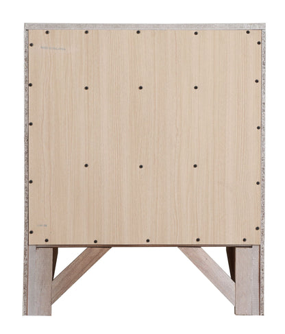 Modern design nightstand veneer with molded resin trim and exposed screws HouseOfZazla on Tampa Home & Garden Store