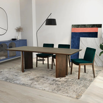 Alden Walnut Dining Table Japandi Craftsmanship