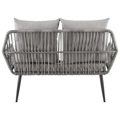 the Portofino Four Piece Outdoor Lounge Set