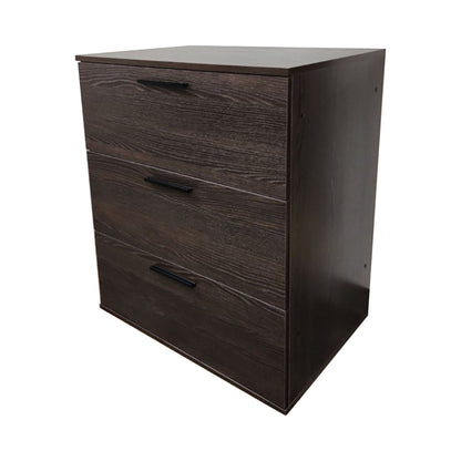 3 Drawer Modular Jumbo Chest dark brown wood finish by HouseOfZazla accent chest on Tampa Home & Garden Store