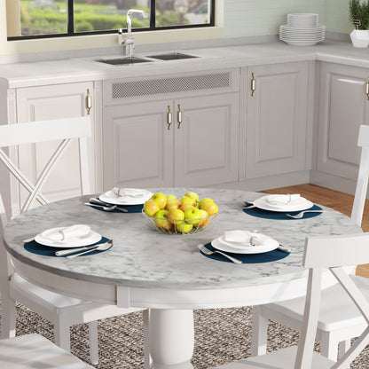 Elegant 5 Pieces Dining Table and 4 Chairs Set