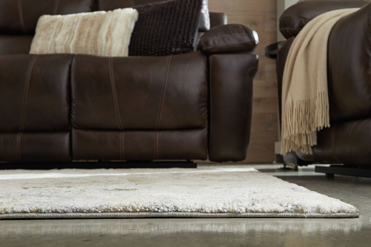 Wyscott Gray Area Rug 5x7 and 8x10 Options