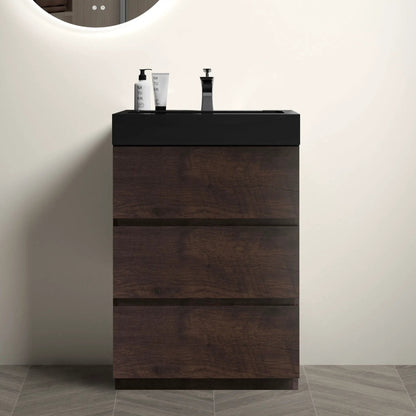 Alice Bathroom Vanity with Large Storage and Sink