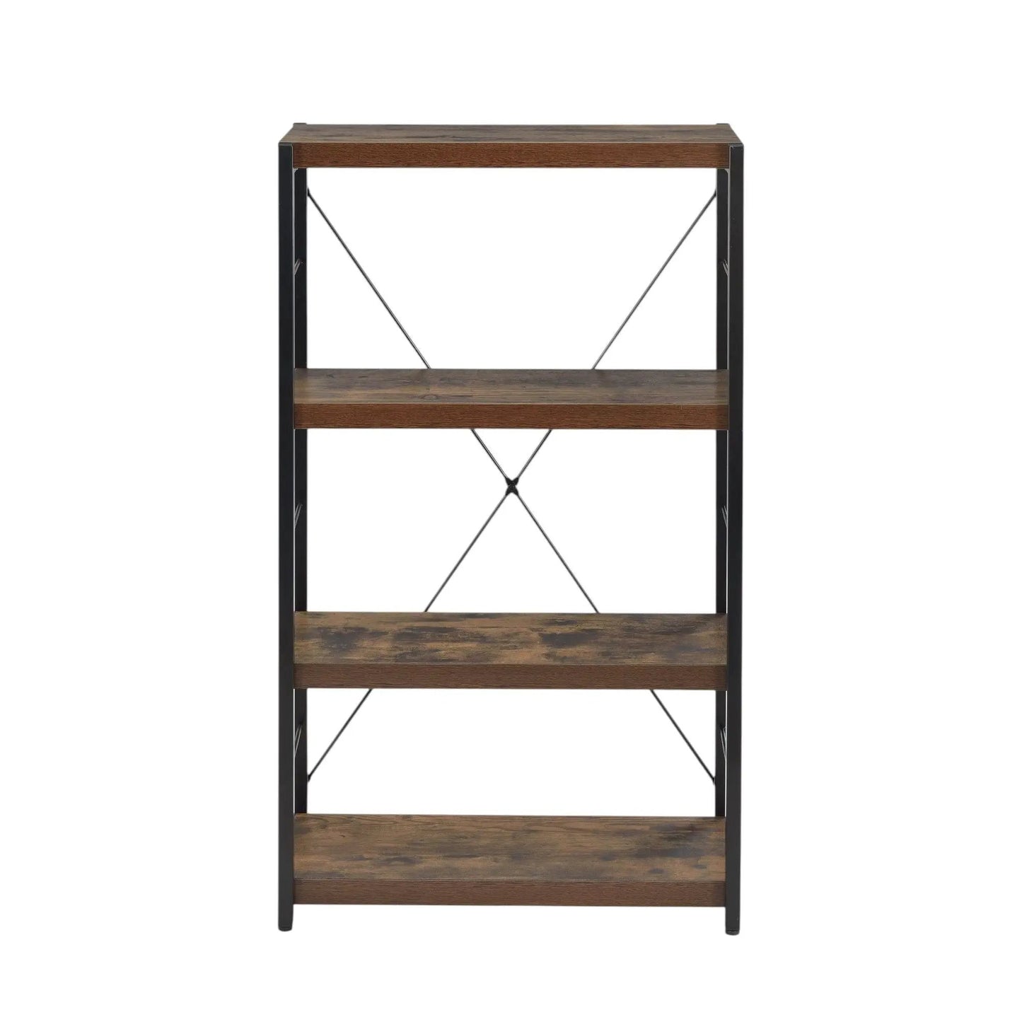 Bob Bookshelf Weathered Oak and Black Frame