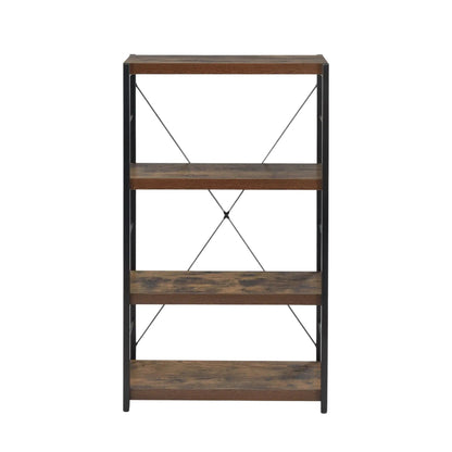 Bob Bookshelf Weathered Oak and Black Frame