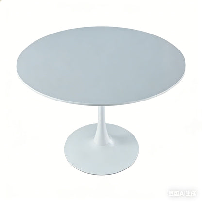 Tulip Special round dining table top white with pedestal base by HouseOfZazla on Tampa Home & Garden Store