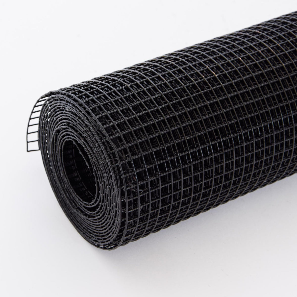 Vinyl coated hardware cloth roll, 21ga black galvanized steel, HouseOfZazla fencing on Tampa Home & Garden Store