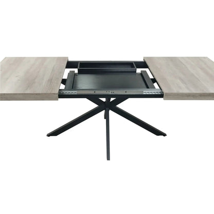 Retro Stretch Dining Table With Embossed Plate