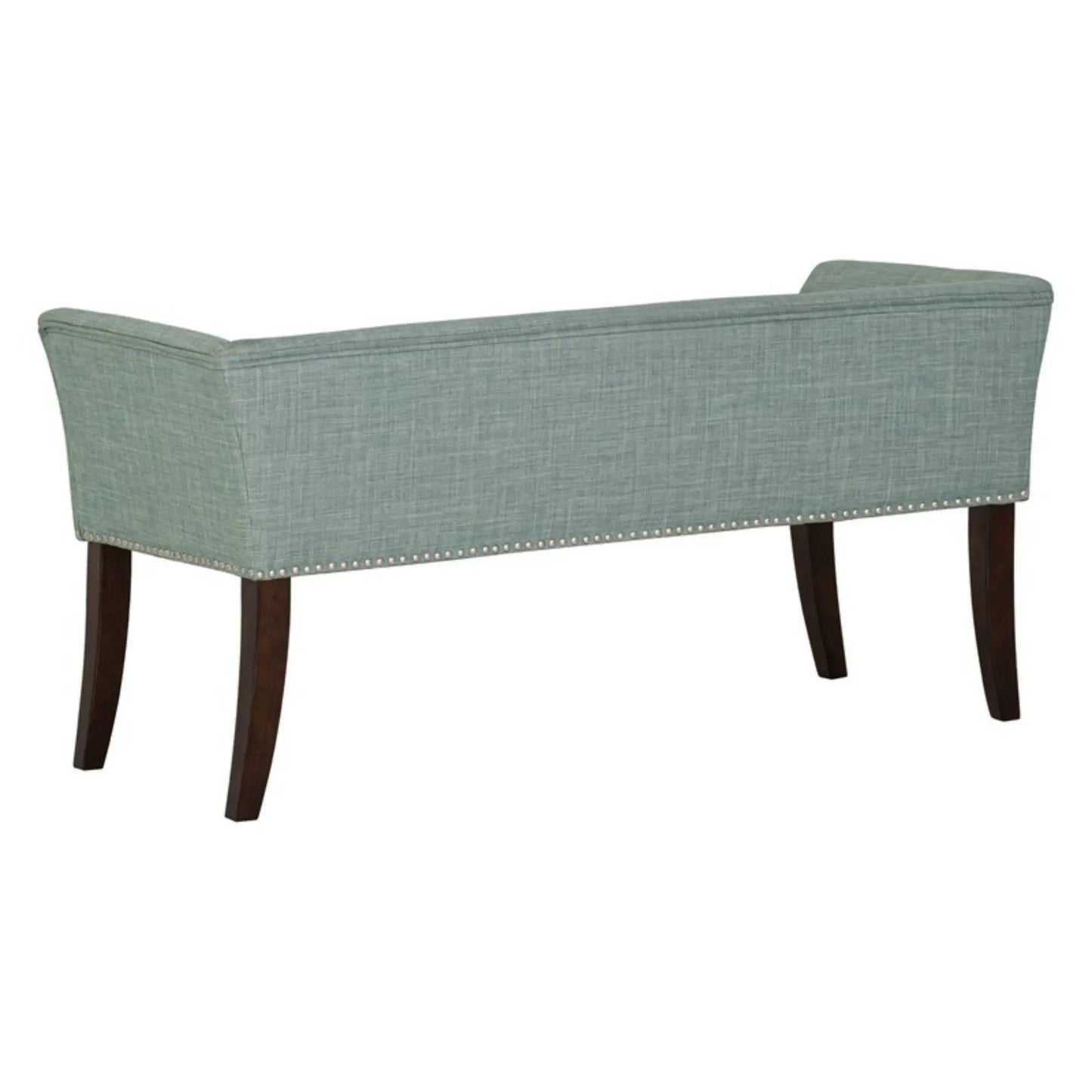 Welburn Upholstered Bench With Padded Back