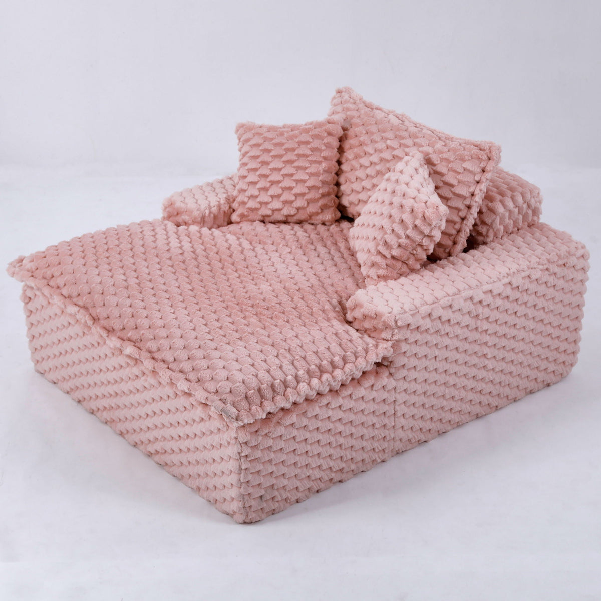 Harbor Luxury Sofa in Turtle Fleece Fabric