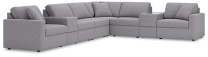 Modmax Sectional in Granite Performance Fabric