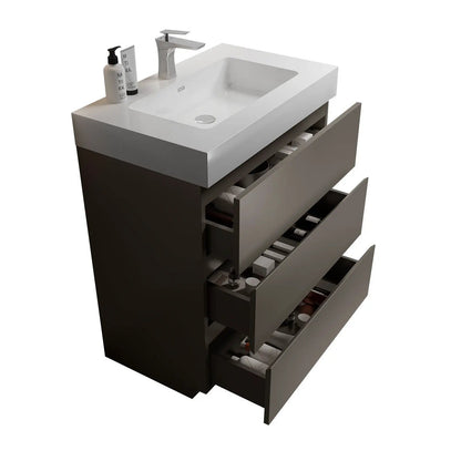 Alice Bathroom Vanity With Sink and Large Storage