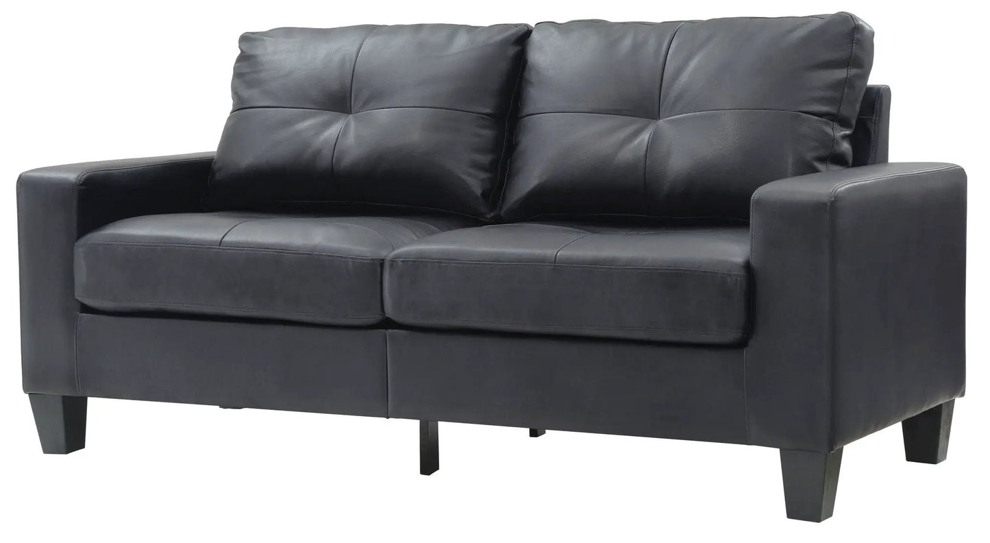 Newbury Modular Sofa leather dark gray sofa by Unique Piece Furniture on Tampa Home & Garden Store