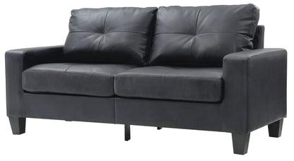 Newbury Modular Sofa leather dark gray sofa by Unique Piece Furniture on Tampa Home & Garden Store