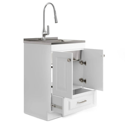 Lawrence Laundry Cabinet with Faucet and Sink