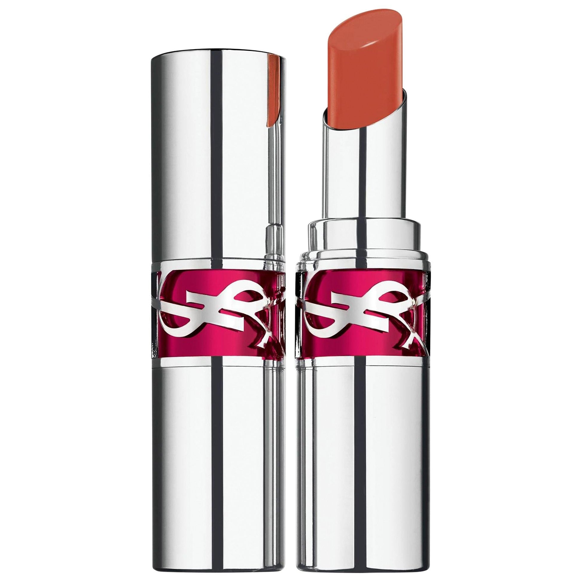 Candy Glaze lip gloss stick coral shade by Beauty Care Bag in silver tubes, dual-pack on Tampa Home & Garden Store