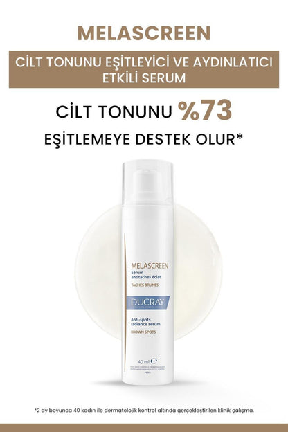 Ducray Melascreen Serum face serum 40 ml anti-spots radiance bottle on Tampa Home & Garden Store