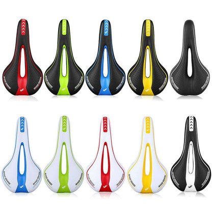 Gel bicycle saddle 10-pack in Stevvex colors, ergonomic central-relief for road/MTB on Tampa Home & Garden Store