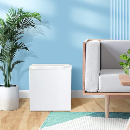 Congelador vertical Kismile, minicongelador de 3.0 pies cúbicos con puerta reversible simple 