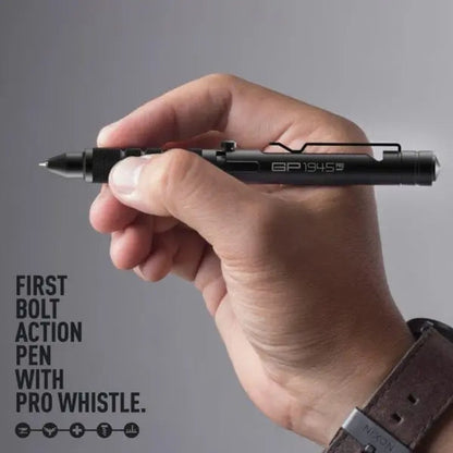 GP 1945 Bolt-Action Pen PRO, titanium & aluminum EDC ballpoint with pocket clip on Tampa Home & Garden Store