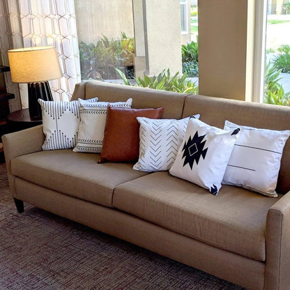 Amber and Farmhouse Pillow Set 18x18 Inches