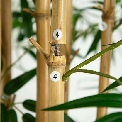10’ Artificial Bamboo Tree with Real Bamboo Trunks - Tampa Home & Garden Store