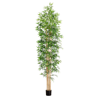 10’ Artificial Bamboo Tree with Real Bamboo Trunks - Tampa Home & Garden Store