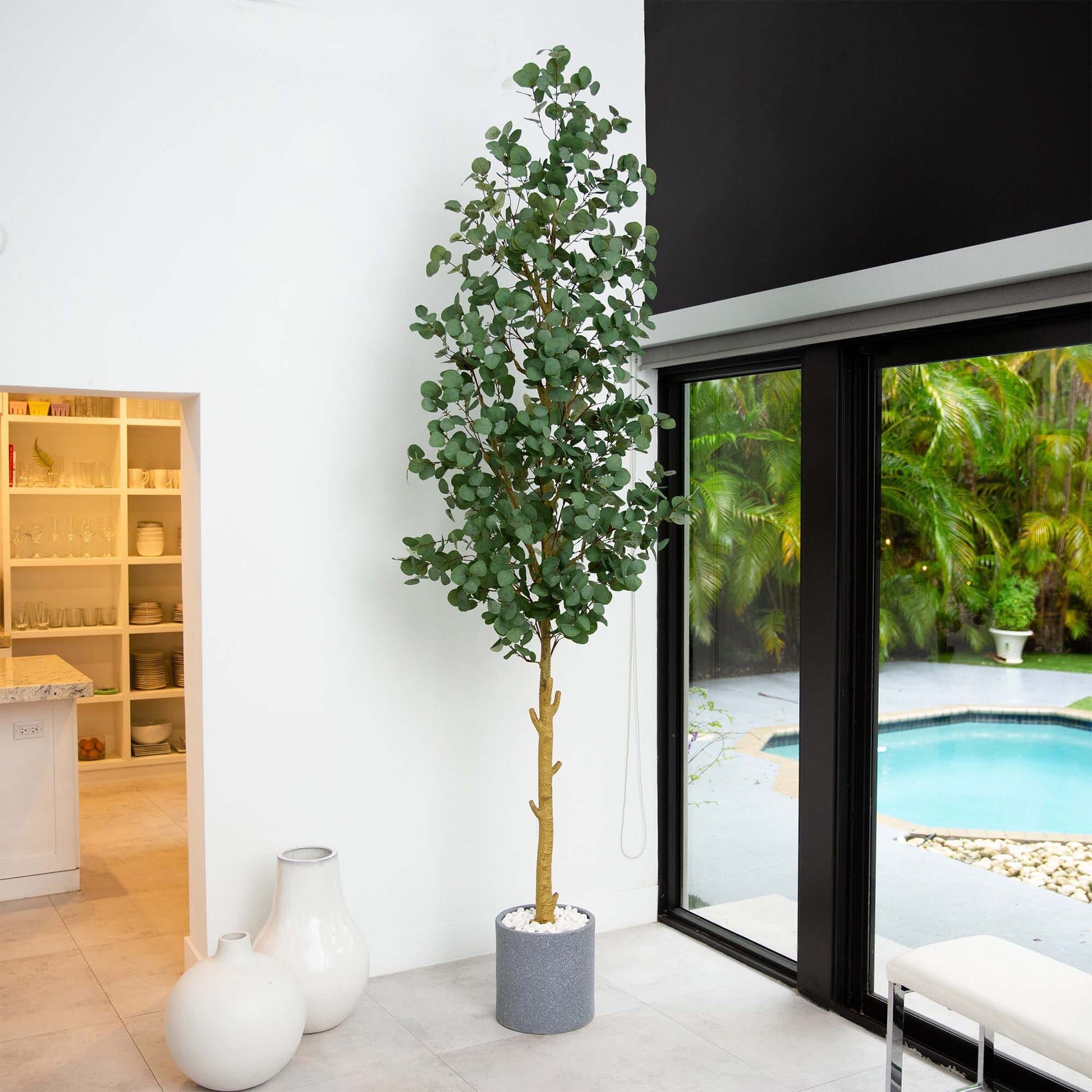 10’ Artificial Eucalyptus Tree - Tampa Home & Garden Store