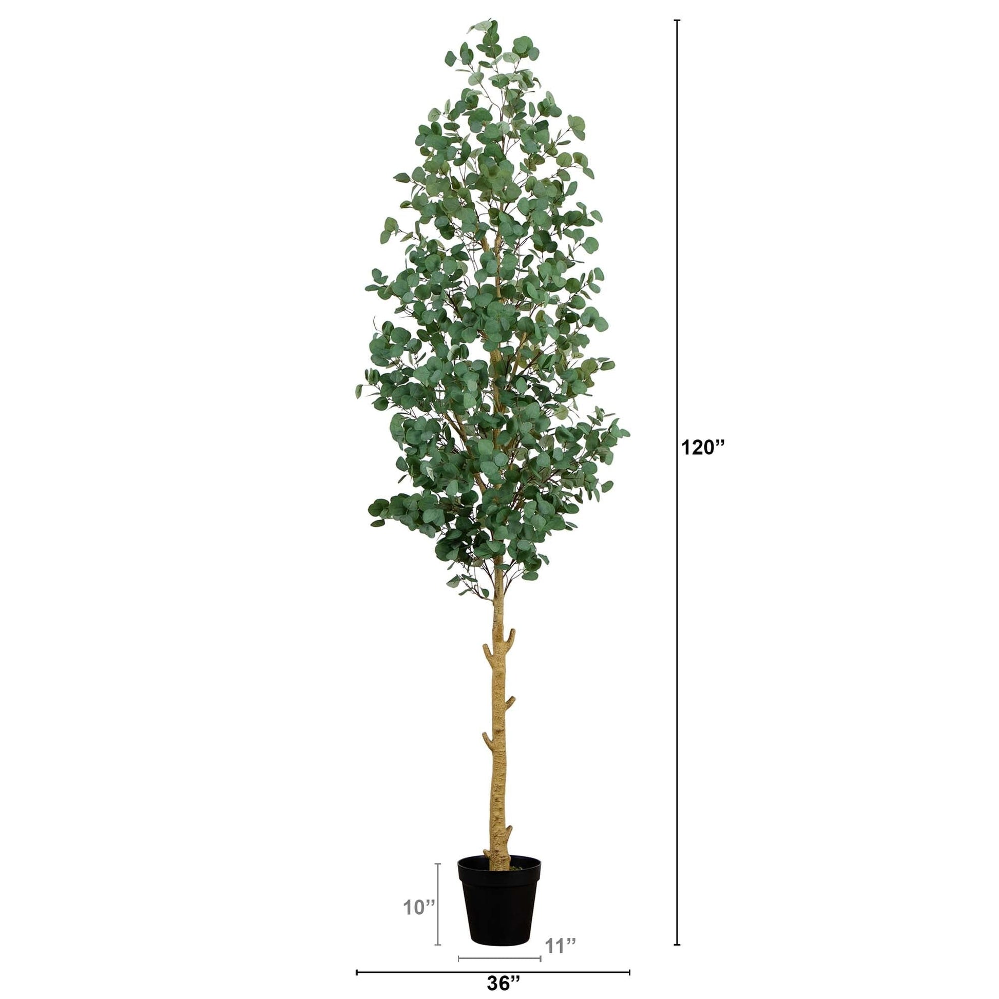 10’ Artificial Eucalyptus Tree - Tampa Home & Garden Store