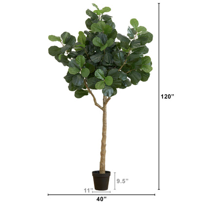 10’ Artificial Fiddle Leaf Fig Tree - Tampa Home & Garden Store
