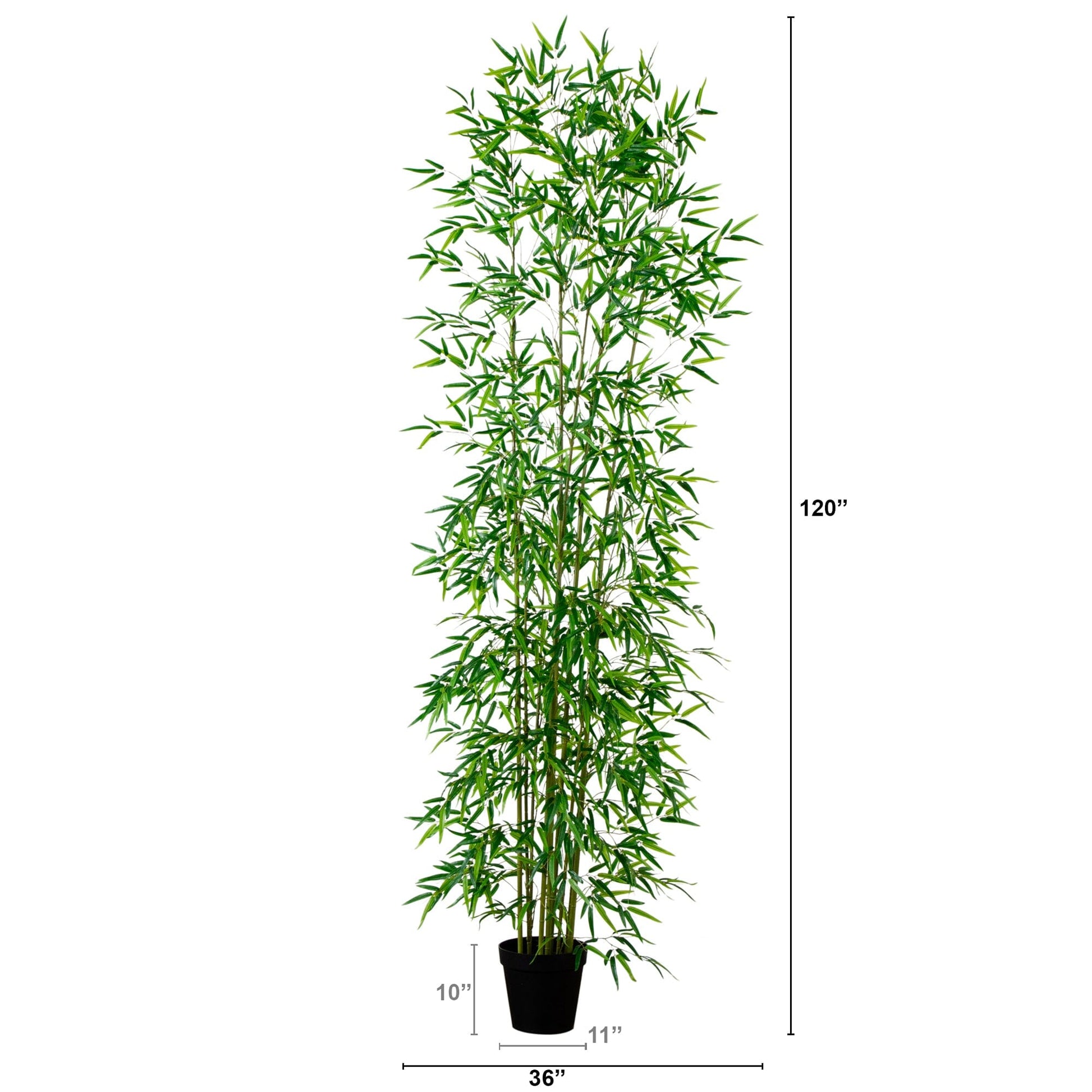 10’ Artificial Green Bamboo Tree - Tampa Home & Garden Store